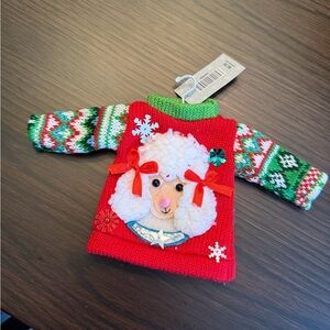 Poodle Ornament - Ugly Christmas Sweater